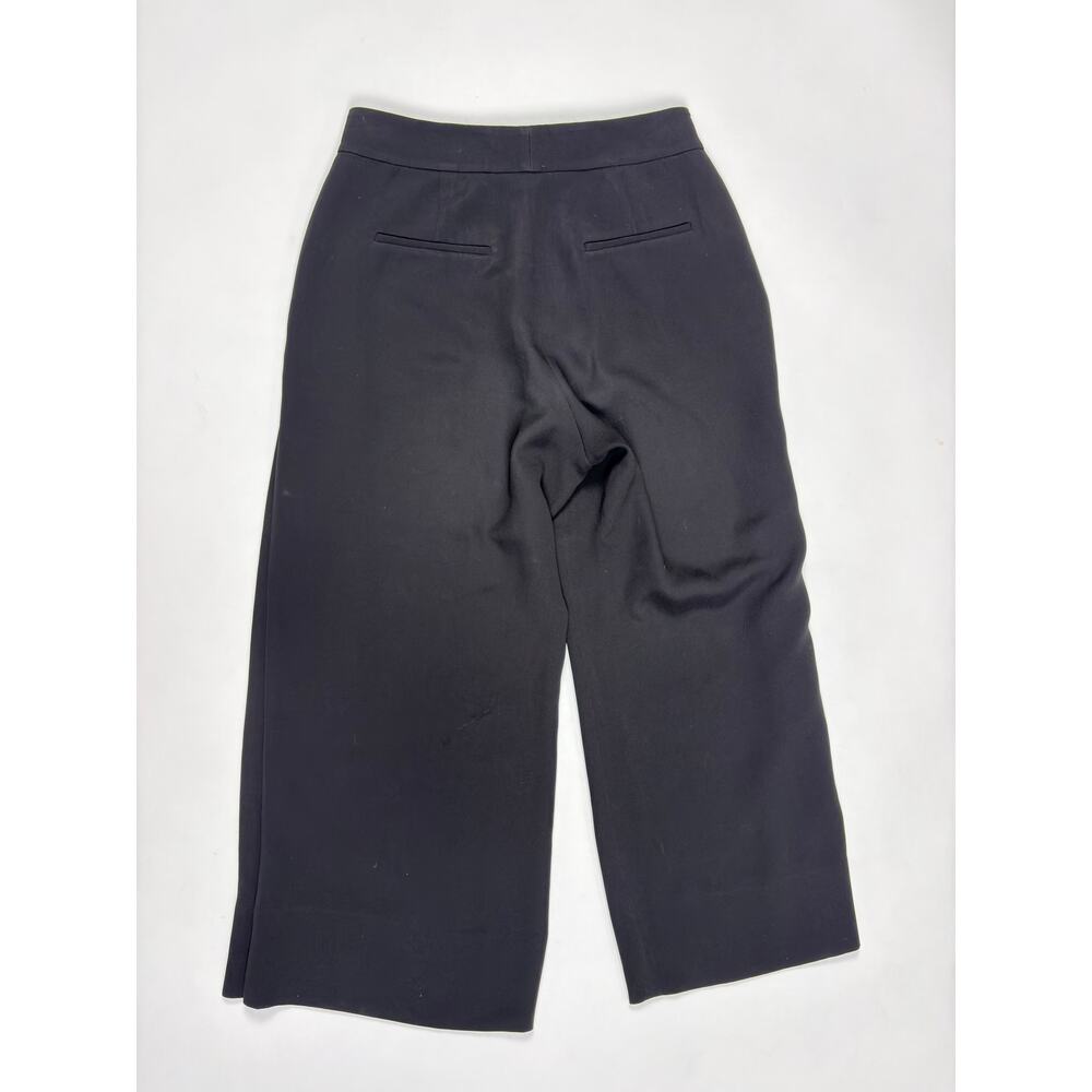 M.M.LaFleur Black Wide Leg Crop Pants Culottes Japanese Triacetate Minimalist 6 - Picture 7 of 12